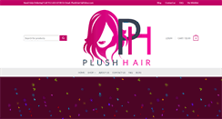 Desktop Screenshot of plushhair.com